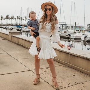 Chicwish White Two Piece Set